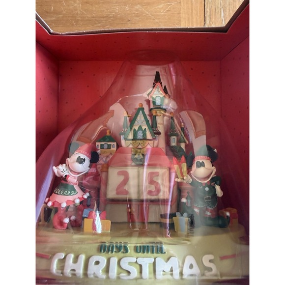 NEW Disney Parks Mickey Minnie Holiday Castle Countdown...